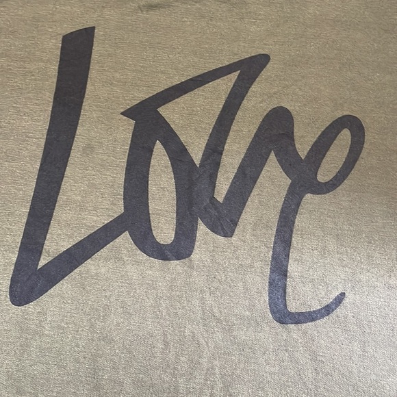 “Love” Army Green Sweatshirt - Picture 4 of 7